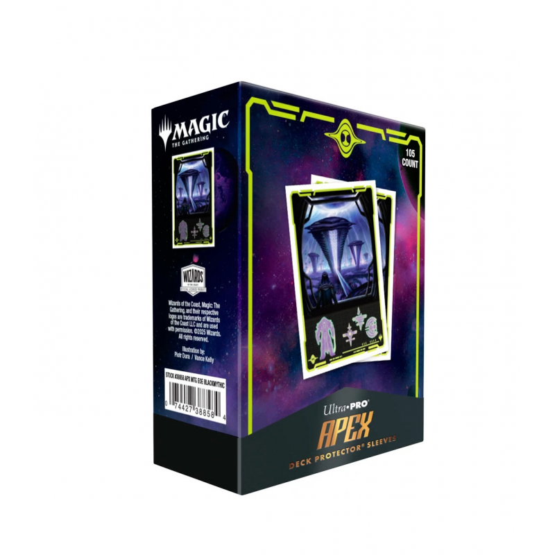 Ultra PRO APEX Sleeves Black Mythic Edge of Eternities 105 Magic