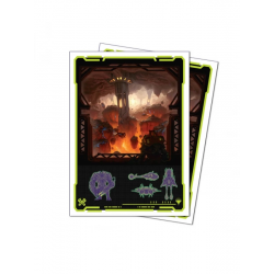 Ultra PRO APEX Sleeves Red Mythic Edge of Eternities 105 Magic