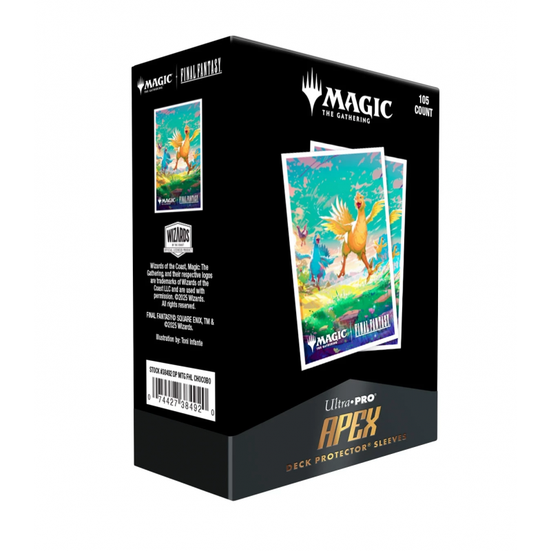 Sleeves Ultra PRO APEX Final Fantasy Chocobo – 105 Protège-cartes TCG