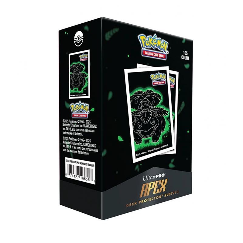 Sleeves Ultra PRO Pokémon Venusaur Neon Kanto – 105 Protège-cartes