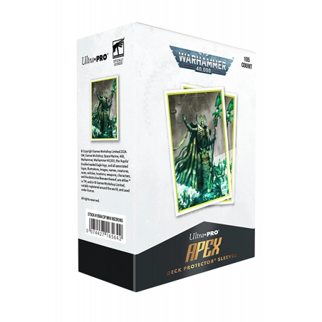 Sleeves Ultra PRO Warhammer 40K Necron – 105 Protège-cartes