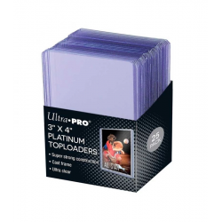 Toploader Ultra PRO Standard 35pt Ultra Clear Platinum à l’unité